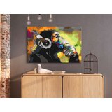  Slika za samostalno slikanje - Monkey In Headphones (Multi Colour) 60x40 | shoptok.hr
