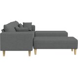 SOFA s jastukom 3 pcs Tamno siva tkanina | shoptok.hr