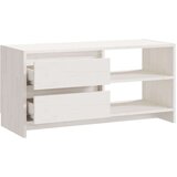 vidaXL TV omarica bela 80x31x39 cm trdna borovina | Shoptok.si