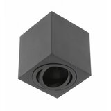Gtv stropna svetilka aveiro bis 1xGU10 230V IP20 oglata, črna | Shoptok.si