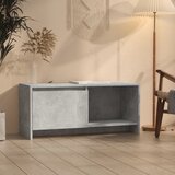 TV ormarić boja betona 90 x 35 x 40 cm od konstruiranog drva | shoptok.hr