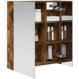  Kupaonski ormar s ogledalom Dimljeni hrast 60 x 14,5 x 70 cm | shoptok.hr