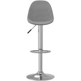 vidaXL Barski stolčki 2 kosa sivo blago | Shoptok.si