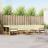  Set vanjskih sofa 8 pcs Bijela i krem 79 x 79 x 37 cm | Eponuda.ba