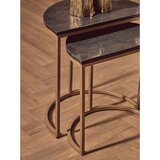 Premier Housewares Stranske mizice v kompletu 2 ks z marmorno mizno ploščo 28x45 cm Varana – | Shoptok.si