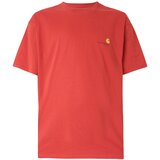 Carhartt WIP Majica 'American Script' rumena / vinsko rdeča / oranžno rdeča | Shoptok.si