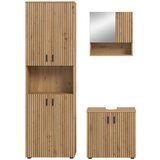 MID.YOU Kopalnica Mone, Barva Hrasta, 3-Delna | Shoptok.si