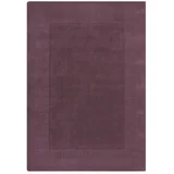 Flair Rugs Temno vijolična ročno tkana volnena preproga 120x170 cm Border –