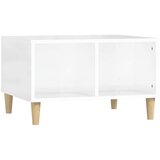 Stolić za kavu sjajni bijeli 60x50x36,5 cm konstruirano drvo | Eponuda.com