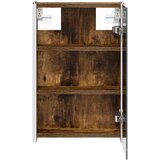  Kopalniška ogledalna omara Dimljeni oreh 33 x 11,5 x 50 cm, (5000233346) | Shoptok.si
