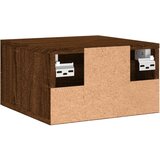  Zidni noćni ormarić boja smeđeg hrasta 35 x 35 x 20 cm | shoptok.hr