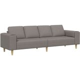 vidaXL Dnevna soba kavč Taupe 250 x 77 x 76 cm Poliester, (5000138220) Cene