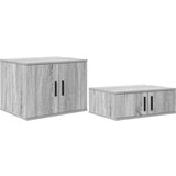 vidaXL Kabinet za shranjevanje Siva Sonoma 108x41x40 cm Inženirski les, (22090233) u