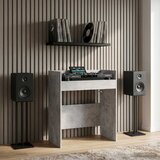 Dj stol Betonska siva 102 x 45 x 102 cm Konstruirano drvo | shoptok.hr