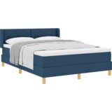  Krevet s podnicom s madracem plavi 140x200 cm tkanina | shoptok.hr