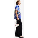 Desigual Torba za čez ramo modra / zelena / rdeča / bela | Shoptok.si