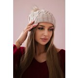 Kesi Cap with fleece Warkocz K226 light beige | shoptok.hr