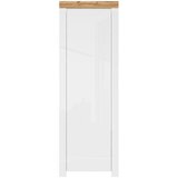 CARRYHOME garderobna omara bela, hrast wotan | Shoptok.si