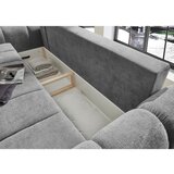 MID.YOU ZOFA S POSTELJNO FUNKCIJO, siva tekstil | Shoptok.si