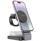 Hoco wireless punjač CQ3 3in1 magsafe 15W crni | ePonuda.com