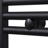  Crni kupaonski radijator za centralno grijanje ravni 600 x 764 mm | shoptok.hr