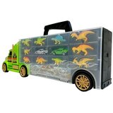 Lean_Toys Tovornjak Transporter Sorter kovček z zelenimi dinozavri | Shoptok.si