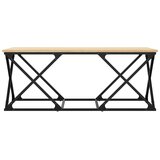  Stolić za kavu boja hrasta 100 x 49 x 40 cm konstruirano drvo | shoptok.hr