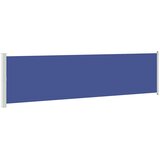  Uvlačiva bočna tenda za terasu 600 x 160 cm plava | shoptok.hr