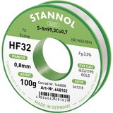 Stannol HF32 3\,5% 0\,8MM SN99\,3CU0\,7 CD 100G spajkalna žica\, neosvinčena neosvinčeni\, tuljava Sn99\,3Cu0\,7 ROL0 100 g 0.8 mm, (20395532) | Shoptok.si