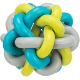 Trixie igrača za pse Pletena pisana žoga 7 cm | Shoptok.si