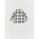 Reserved - Bombažna karirasta srajca - Modra | Shoptok.si
