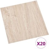  Samoljepljive podne obloge 20 kom PVC 1 86 m² svjetlosmeđe | shoptok.hr