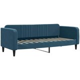  Dnevni krevet na razvlačenje plavi 80 x 200 cm baršunasti | shoptok.hr