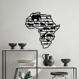 Wallity Zidna dekoracija African Animals, 67 x 70 cm, Crna | ePonuda.com