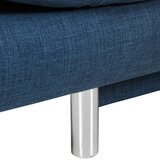 MID.YOU ZOFA S POSTELJNO FUNKCIJO, modra tekstil | Shoptok.si