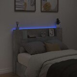  Uzglavlje Betonski sivi 140 x 16 5 x 103 5 cm Konstruirano drvo | shoptok.hr