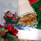  LED Svjetiljka Božićni Ukras - Sanjke Djeda Mraza | shoptok.hr