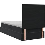  Krevet s madracem i skladištem Crna 100 x 200 cm Baršun | shoptok.hr