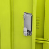  Ormarići s ključem 5 kom svjetlosivi/zeleni 90x45x92,5 cm čelik | shoptok.hr