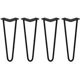 Monster 4 x 14" sponke za lase - 2 kraka - 12 mm - črne, (5000151861) | Shoptok.si