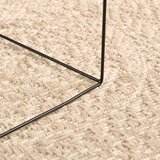  Tepih ZIZUR bež Ø 120 cm s izgledom jute unutarnji i vanjski | Shoptok.si
