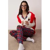 TRENDYOLMILLA Ženski set pidžame Thmaw26Pt00153, Krem Cene