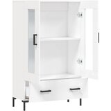  Visoka komoda bijela 69,5 x 31 x 115 cm od konstruiranog drva | shoptok.hr