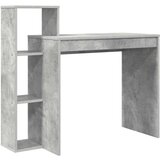 vidaXL Pisalna miza Betonsko siva | Shoptok.si