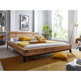 Livetastic postelja iz tramov 200 cm x 200 cm , barve hrasta, barve jantarja Cene