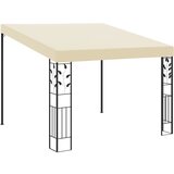 vidaXL paviljon za namestitev na steno 3x3x2,5 m krem Cene