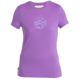 ICEBREAKER Funkcionalna majica 'Tech Lite III' sivka / svetlo lila