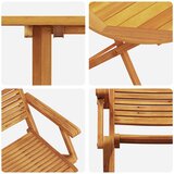  Sklopivi bistro set 3 pcs Smeđa Čvrsto drvo akacije | Eponuda.ba