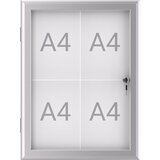 Maul Vitrina excite, zunanja višina 696 mm, za 4 x DIN A4 | Shoptok.si