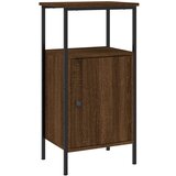 Maison Chic Nočna omarica - Nočna miza rjavi hrast 41x31x80 cm inženirski les, (21690553) | Shoptok.si